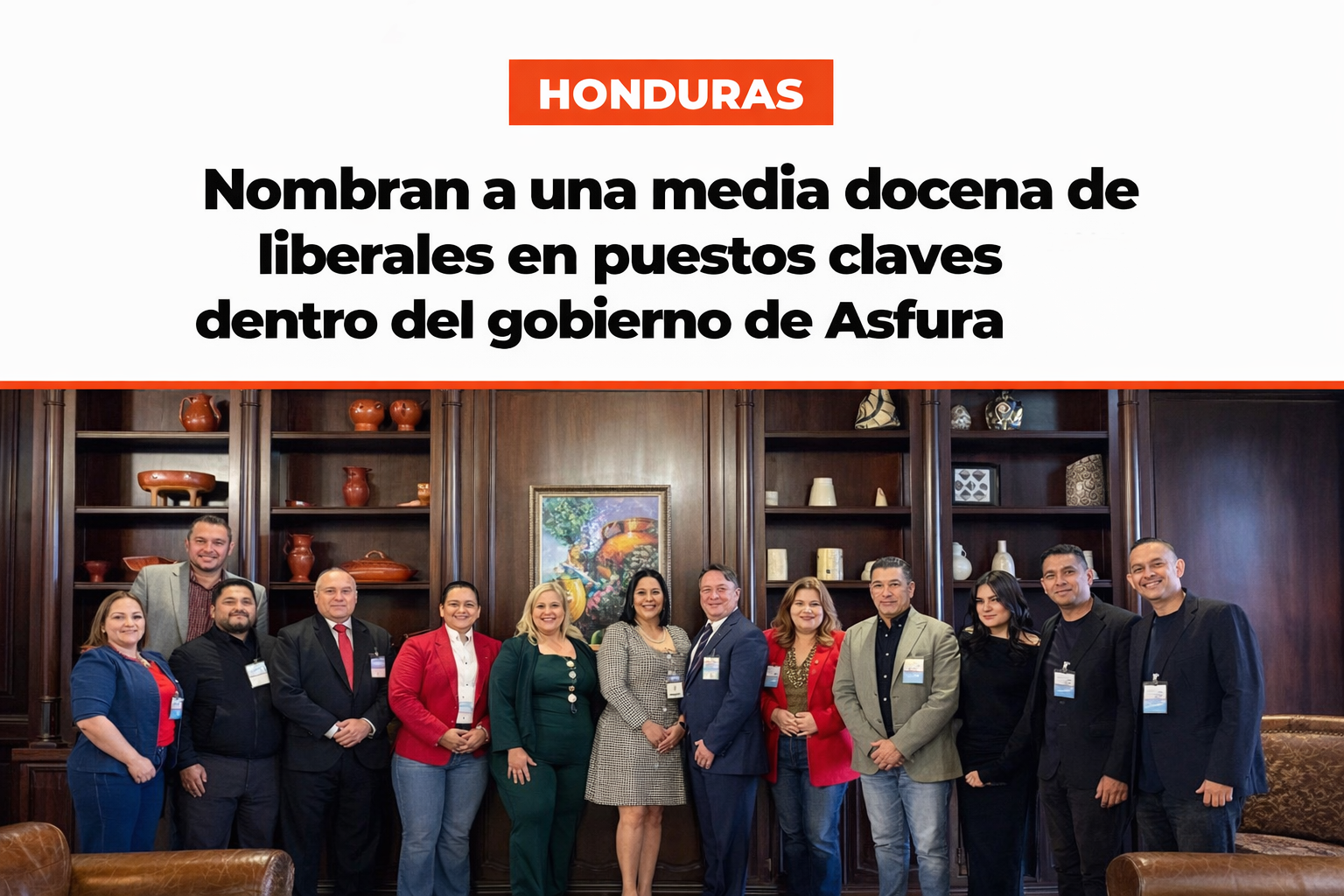 HONDURAS | Presidente Nasry Asfura juramenta a reconocidos liberales que se integran a su gabinete de gobierno